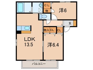 シャーメゾンアナナスの物件間取画像